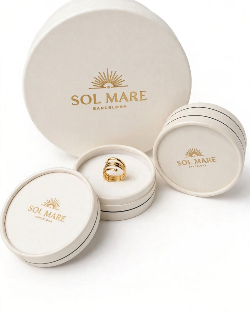Sol Mare Sculpt Collection | 18K Gold PVD | 3-Year Warranty