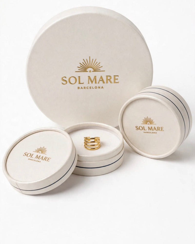 Sol Mare Sculpt Collection | 18K Gold PVD | 3-Year Warranty