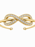 Solmare Eternal Infinity Bangle | 316L Stainless Steel | 18K PVD Gold-Plated | 3-Year Warranty