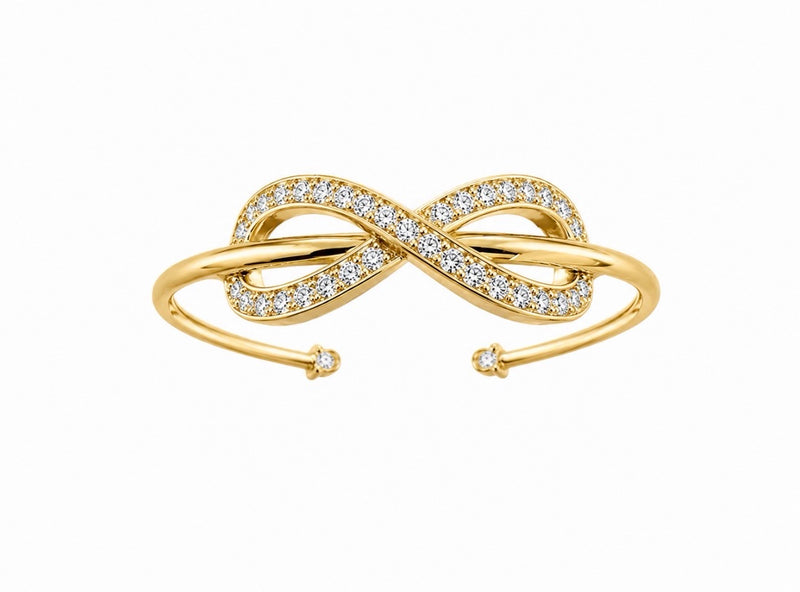 Solmare Eternal Infinity Bangle | 316L Stainless Steel | 18K PVD Gold-Plated | 3-Year Warranty