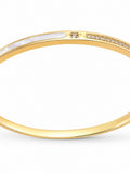 Solmare Pearl Essence Bangle | 316L Stainless Steel | 18K PVD Gold-Plated | 3-Year Warranty