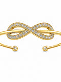 Solmare Eternal Infinity Bangle | 316L Stainless Steel | 18K PVD Gold-Plated | 3-Year Warranty