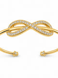 Solmare Eternal Infinity Bangle | 316L Stainless Steel | 18K PVD Gold-Plated | 3-Year Warranty