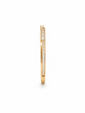 Solmare Crystal Harmony Bangle | 316L Stainless Steel | 18K PVD Gold-Plated | 3-Year Warranty