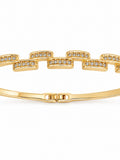 Sol Mare Imperia Link Cuff | 316L Stainless Steel | 18K PVD Gold Plated | 3-Year Warranty