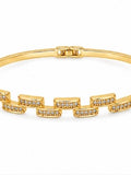 Sol Mare Imperia Link Cuff | 316L Stainless Steel | 18K PVD Gold Plated | 3-Year Warranty
