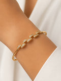 Sol Mare Imperia Link Cuff | 316L Stainless Steel | 18K PVD Gold Plated | 3-Year Warranty