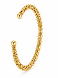 Sol Mare Aureo Twist Cuff | 316L Stainless Steel | 18K PVD Gold Plated | 3-Year Warranty