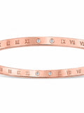 Sol Mare Rose Imperia Bangle | 316L Stainless Steel | 18K Rose Gold PVD | 3-Year Warranty