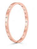 Sol Mare Rose Imperia Bangle | 316L Stainless Steel | 18K Rose Gold PVD | 3-Year Warranty