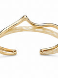 Sol Mare Marbella Aura Cuff | 316L Stainless Steel | 18K Gold PVD | 3-Year Warranty