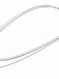 Sol Mare Serena Layered Necklace | 316L Stainless Steel | SİLVER PVD | 3-Year Warranty