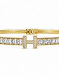 Sol Mare Regina Bangle | 316L Stainless Steel | 18K Gold PVD | 3-Year Warranty