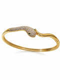 Sol Mare Serpente Royale Bangle | 316L Stainless Steel | 18K Gold PVD | 3-Year Warranty