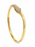 Sol Mare Serpente Royale Bangle | 316L Stainless Steel | 18K Gold PVD | 3-Year Warranty