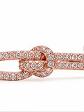 Sol Mare Rose Amore Bangle | 316L Stainless Steel | 18K Rose Gold PVD | 3-Year Warranty