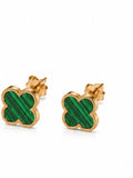 Sol Mare Noir Fleur Set Green | 316L Stainless Steel | 18K Gold PVD | 3-Year Warranty
