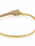 Sol Mare Serpente Royale Bangle | 316L Stainless Steel | 18K Gold PVD | 3-Year Warranty