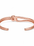 Sol Mare Rose Amore Bangle | 316L Stainless Steel | 18K Rose Gold PVD | 3-Year Warranty