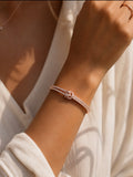Sol Mare Rose Amore Bangle | 316L Stainless Steel | 18K Rose Gold PVD | 3-Year Warranty