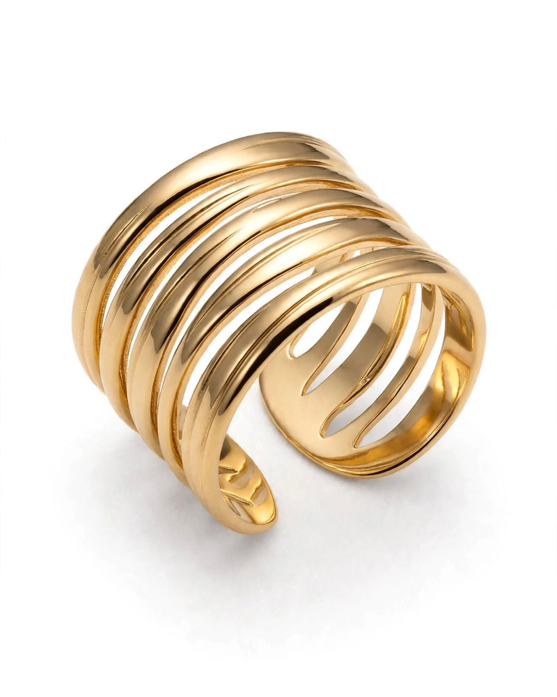 Sol Mare Sculpt Collection | 18K Gold PVD | 3-Year Warranty