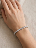 Sol Mare Royale Tennis Bracelet | 316L Stainless Steel | Silver PVD | 3-Year Warranty ⭐