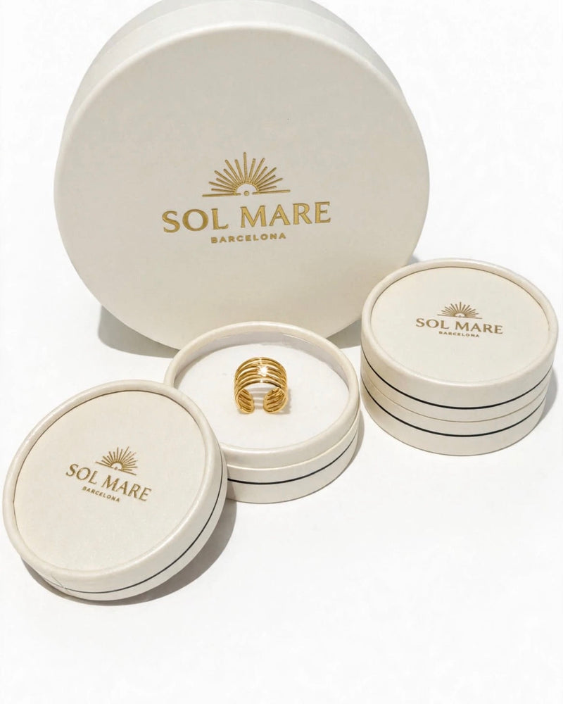 Sol Mare Sculpt Collection | 18K Gold PVD | 3-Year Warranty