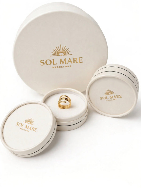 Sol Mare Sculpt Collection | 18K Gold PVD | 3-Year Warranty
