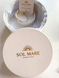 Solmare Crystal Harmony Bangle | 316L Stainless Steel | 18K PVD Gold-Plated | 3-Year Warranty