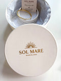Solmare Pearl Essence Bangle | 316L Stainless Steel | 18K PVD Gold-Plated | 3-Year Warranty