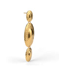 Sol Mare Terra Sculpt Earrings | 316L Stainless Steel | 18K Gold PVD | 3-Year Warranty