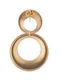 Sol Mare Aurea Hoop Earrings | 316L Stainless Steel | 18K Gold PVD | 3-Year Warranty