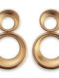 Sol Mare Aurea Hoop Earrings | 316L Stainless Steel | 18K Gold PVD | 3-Year Warranty
