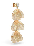 Sol Mare Palma Leaf Earrings | 316L Stainless Steel | 18K Gold PVD | 3-Year Warranty