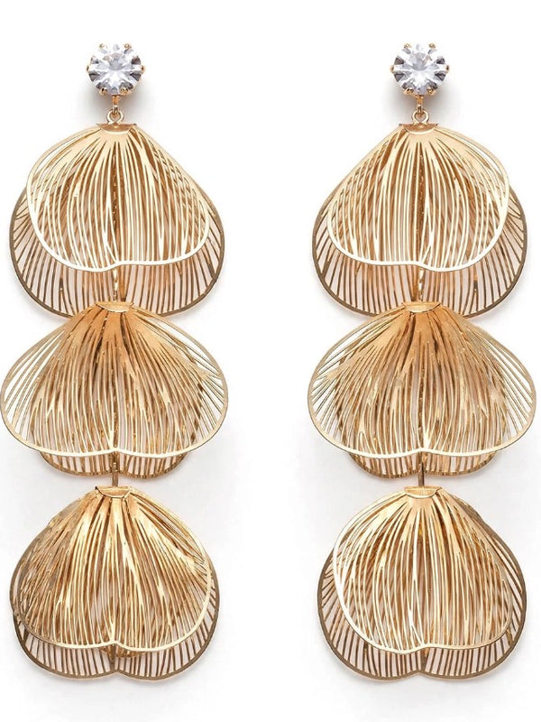 Sol Mare Palma Leaf Earrings | 3-Year Warranty