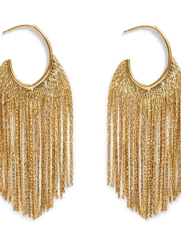 Sol Mare Cascade Fringe Earrings  | 3-Year Warranty