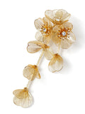Sol Mare Sakura Gold Earrings | 316L Stainless Steel | 18K Gold PVD | 3-Year Warranty