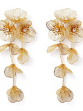Sol Mare Sakura Gold Earrings | 316L Stainless Steel | 18K Gold PVD | 3-Year Warranty