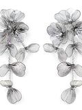 Sol Mare Sakura Silver Earrings | 316L Stainless Steel | 3-Year Warranty