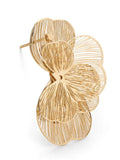 Sol Mare Fiore Bloom Earrings | 316L Stainless Steel | 18K Gold PVD | 3-Year Warranty