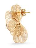 Sol Mare Fiore Bloom Earrings | 316L Stainless Steel | 18K Gold PVD | 3-Year Warranty