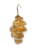 Sol Mare Cascata Earrings | 316L Stainless Steel | 18K Gold PVD | 3-Year Warranty