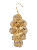 Sol Mare Cascata Earrings | 316L Stainless Steel | 18K Gold PVD | 3-Year Warranty