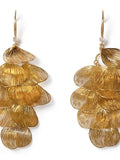 Sol Mare Cascata Earrings | 316L Stainless Steel | 18K Gold PVD | 3-Year Warranty