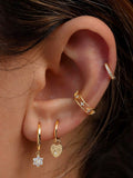 Sol Mare Celestial Earrings | 24K Gold-Plated | 3-Year Warranty