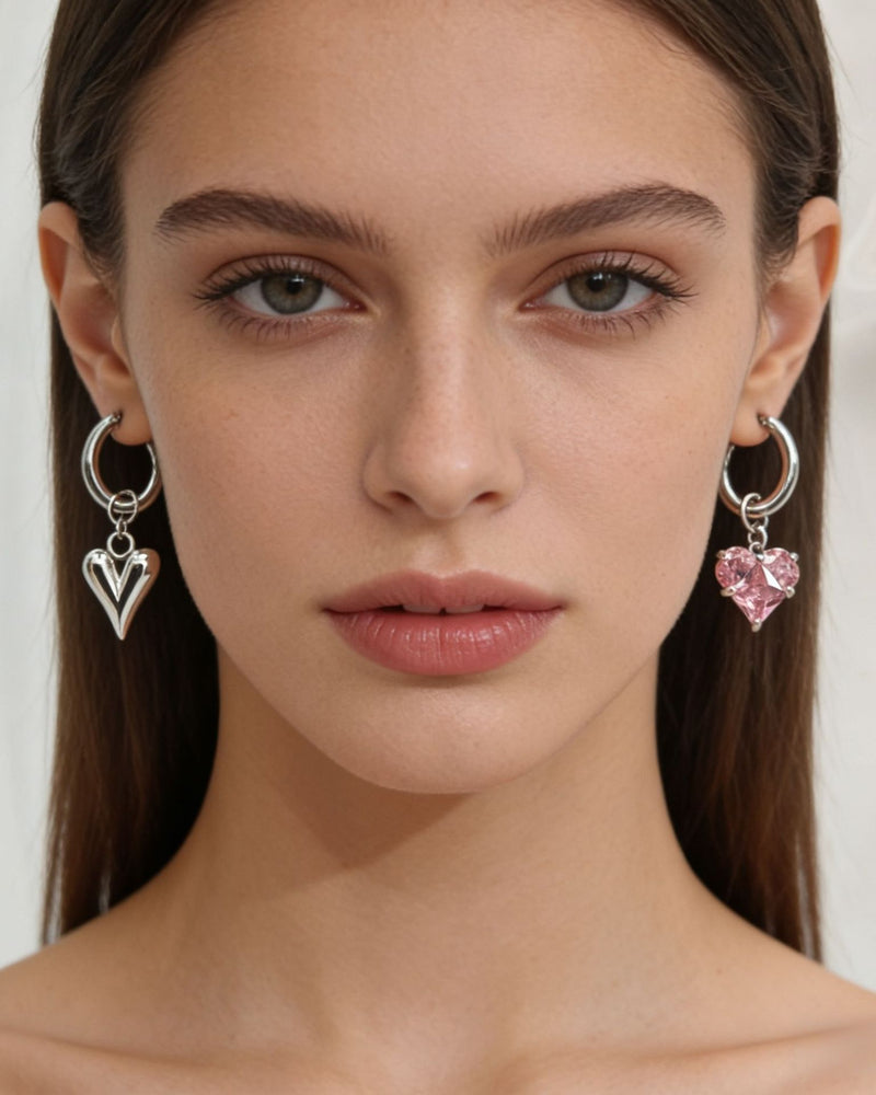 Sol Mare Amora Heart Earrings | 3-Year Warranty