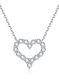 Sol Mare Lab-Grown Diamond Heart Necklace | PT950 Platinum