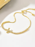 Sol Mare Divina Cross Bracelet | 3-Year Warranty