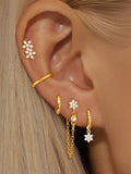 Sol Mare Celestial Earrings | 24K Gold-Plated | 3-Year Warranty