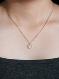Sol Mare Lab-Grown Diamond Heart Necklace | 18K Gold